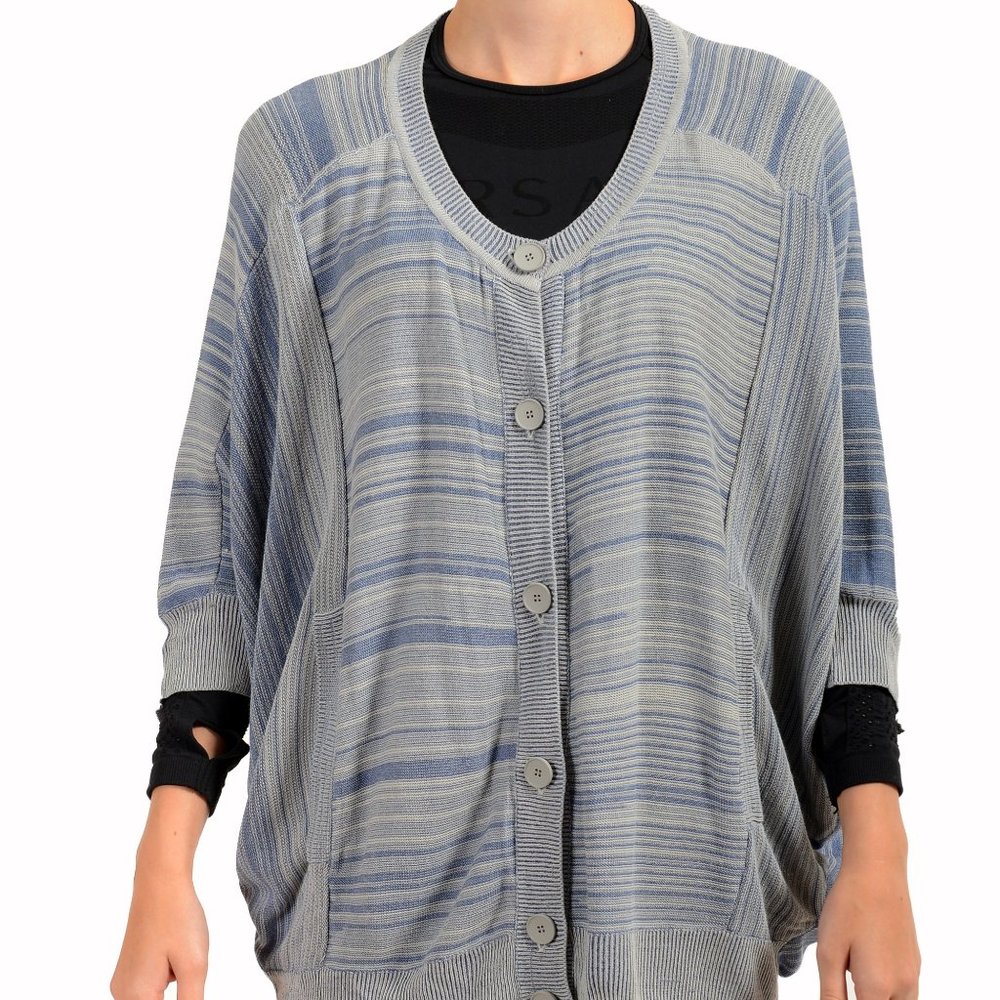 Maison Margiela MM6 Women's Multi-Color Cardigan Sweater US M IT 42